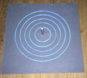 Light Weight Quoit Boards With Blue Lights, Other colors available (Night Playing) Patent Pending.